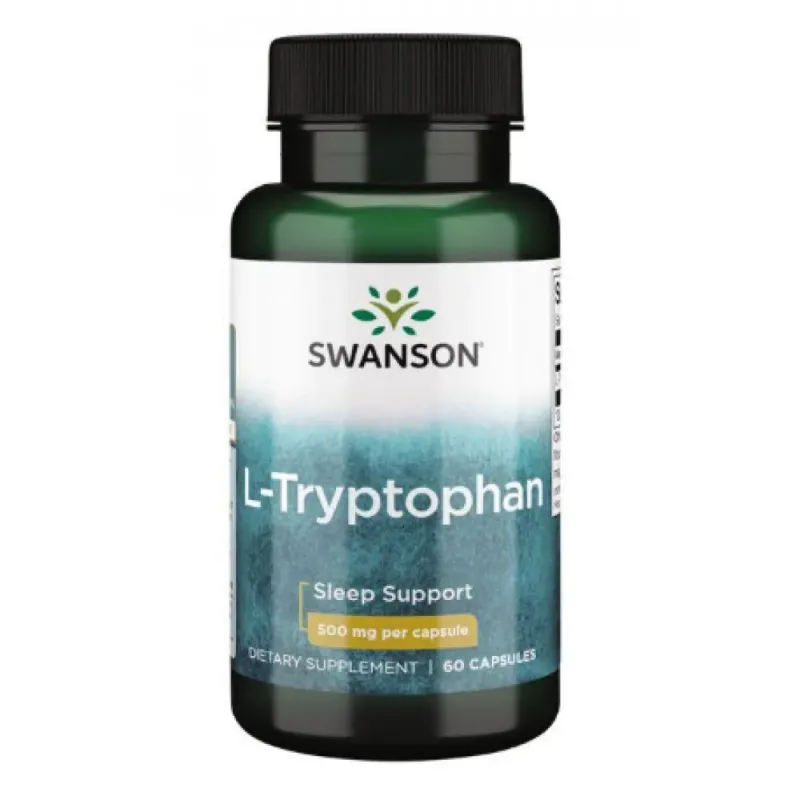 Swanson L-Tryptophan 500 мг, 60 капс.