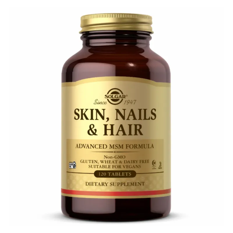 Solgar Skin Nails & Hair Advanced MSM, 120 табл.