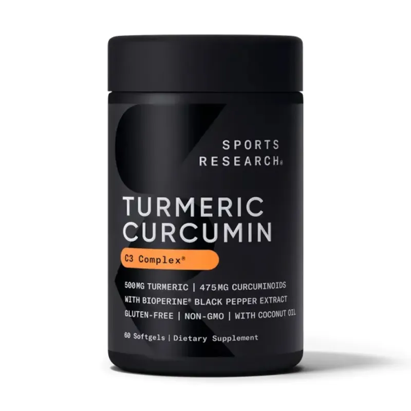 Sports Research Turmeric Curcumin C3 Complex 500 мг, 60 гел. капс.