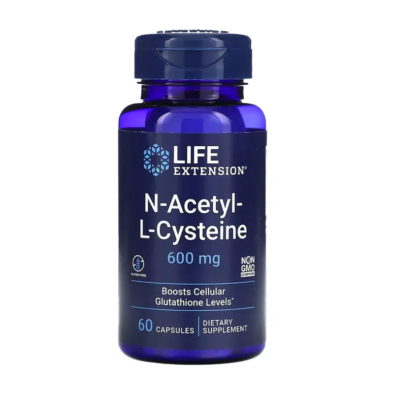 Life Extension N-Acetyl-L-Cysteine (NAC) 600 мг, 60 капс.