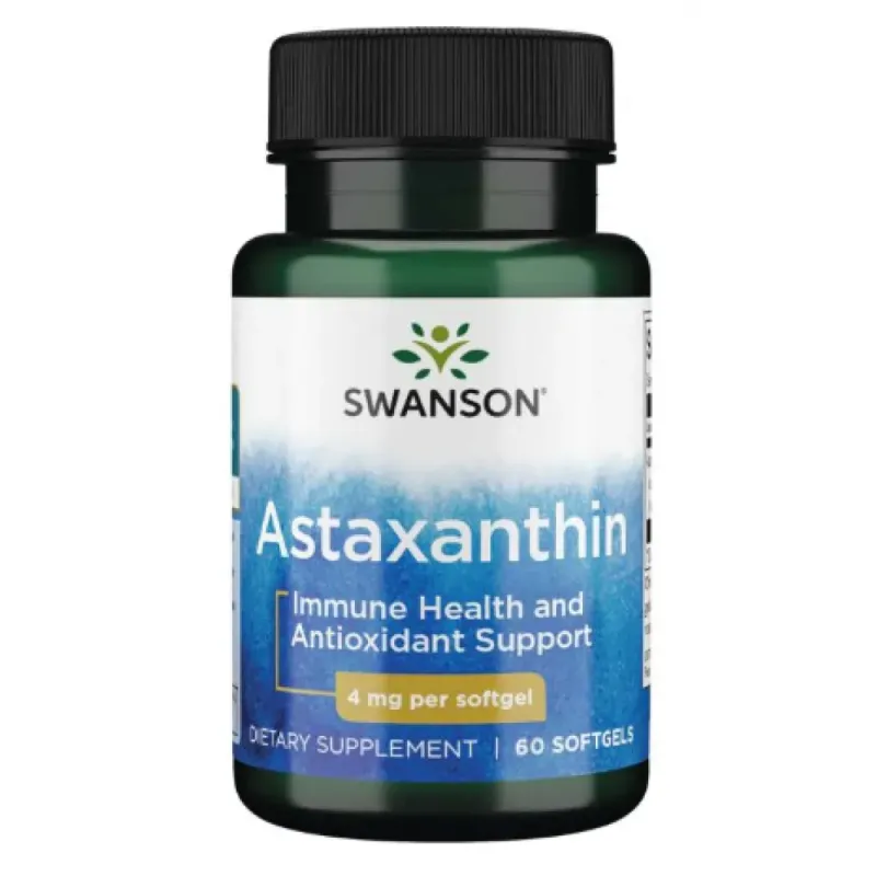 Swanson Astaxanthin 4 мг, 60 капс.