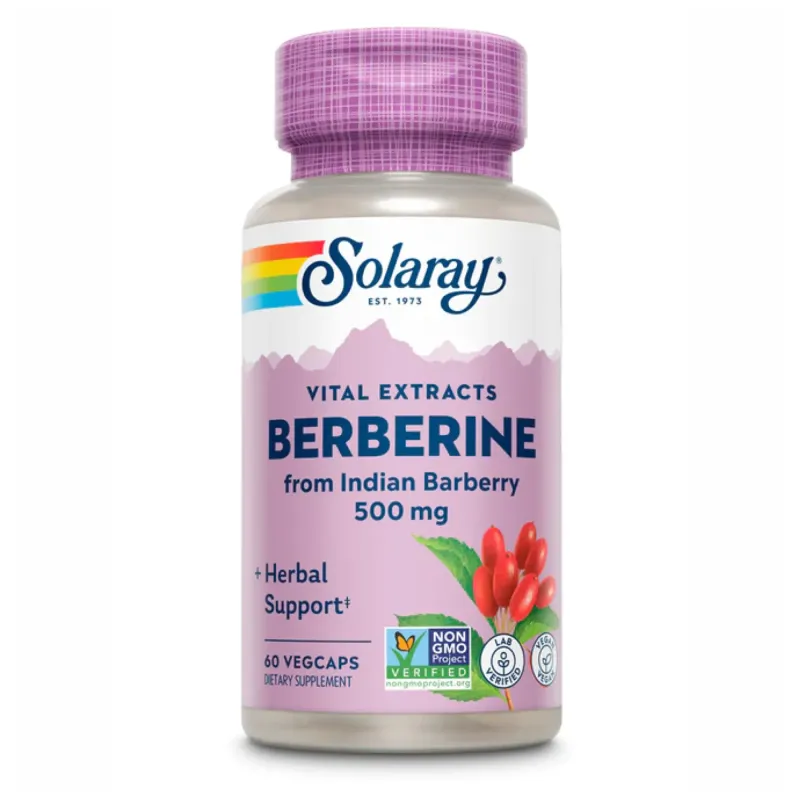Solaray Berberine from Indian Barberry 500 мг, 60 вег. капс.