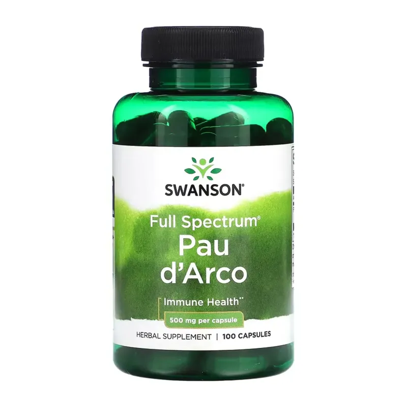 Swanson Pau d'Arco 500 мг, 100 капс.