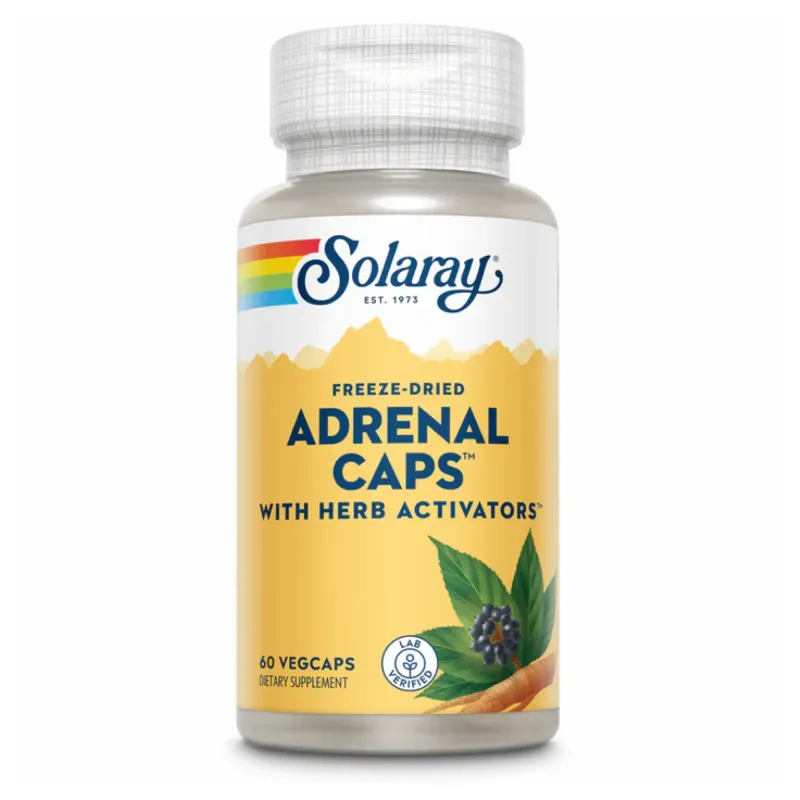 Solaray Adrenal 170 мг, 60 вег. капс.
