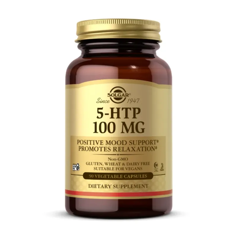 Solgar 5-HTP 100 мг, 90 вег. капс.