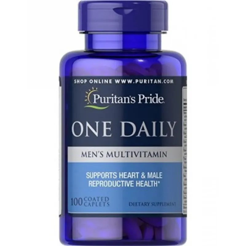Puritans Pride One Daily Men`s Multivitamin, 100 капс.