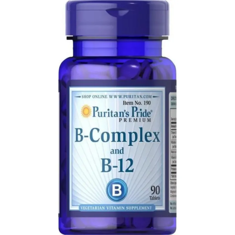 Puritans Pride B-Complex B-12, 90 табл.