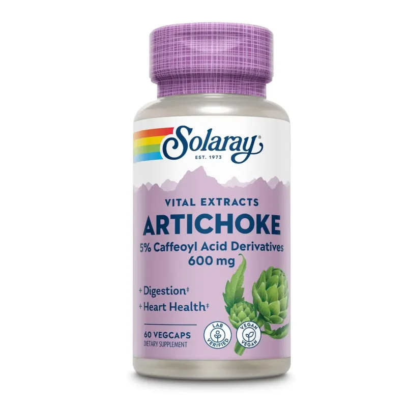 Solaray Artichoke Leaf Extract 600 мг, 60 вег. капс.