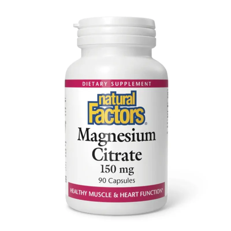 Natural Factors Magnesium Citrate 150 мг, 90 капс.