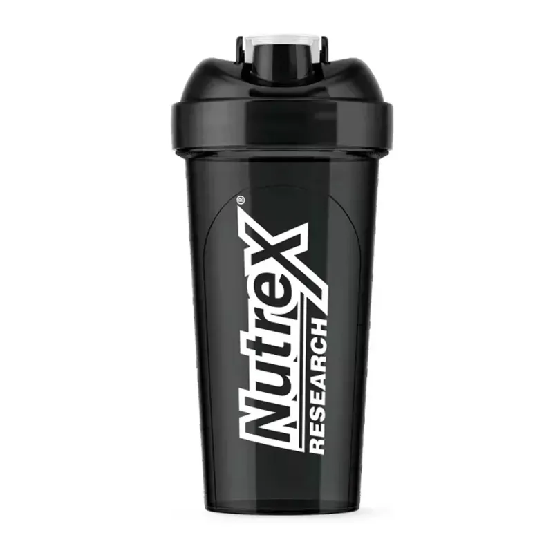 Nutrex Logo Shaker, 740 мл, чорно-білий, пластик