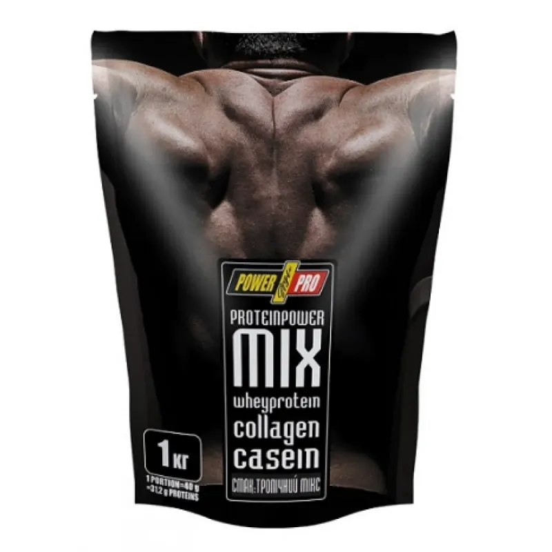 Power Pro Whey Protein MIX, 1 кг, Шоколад з кокосом