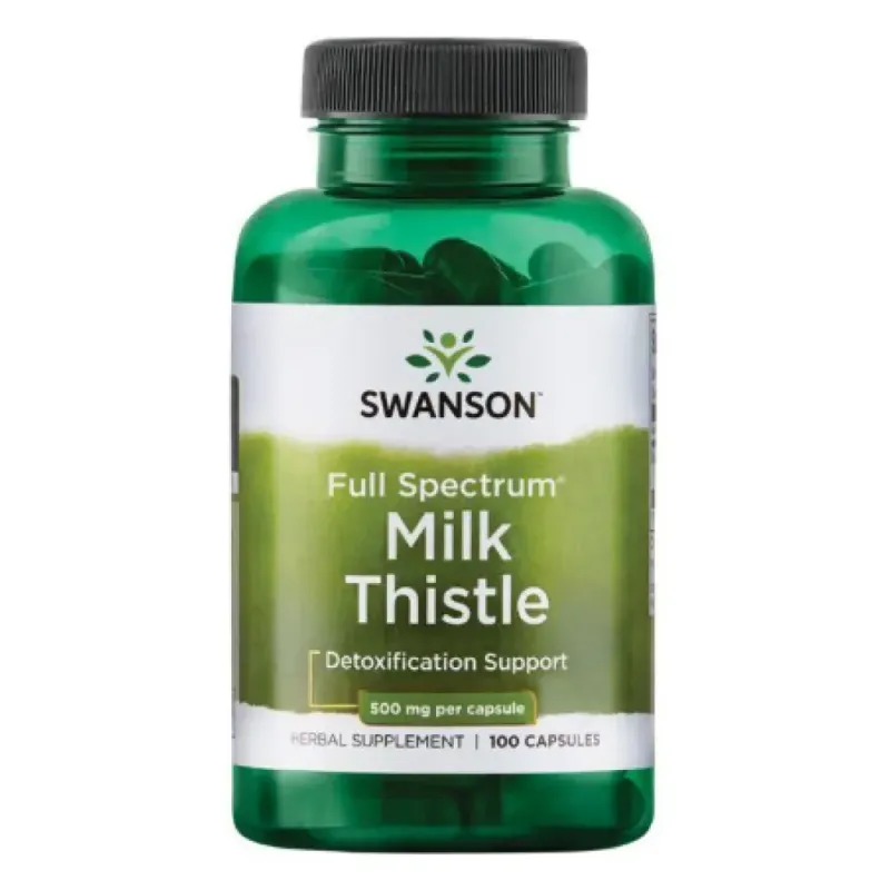 Swanson Milk Thistle 500 мг, 100 капс.