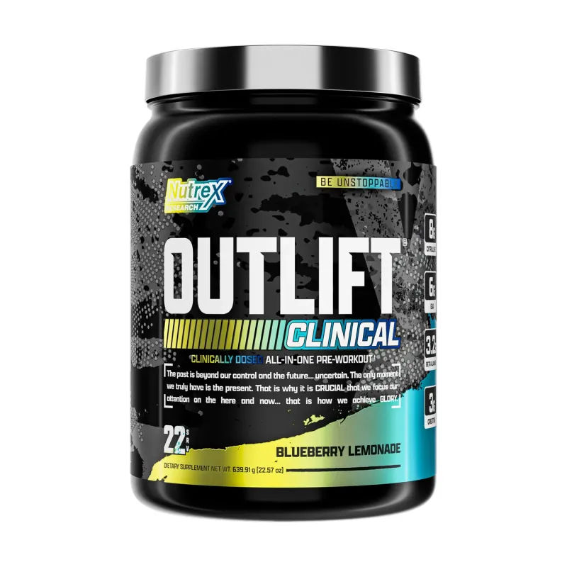 Nutrex Outlift Clinical, 639,9 г, Чорничний лимонад
