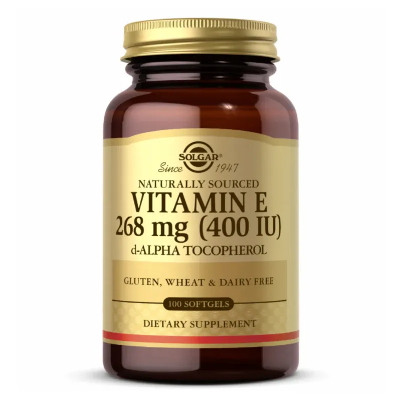 Solgar Vitamin E 400 МО d-Alpha Tocopherol, 100 гел. капс.
