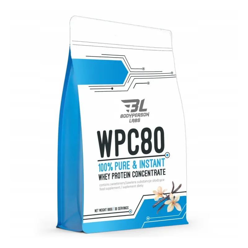 Bodyperson Labs WPC80, 900 г, Ваніль