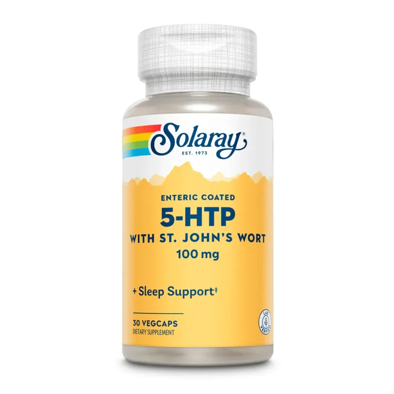 Solaray Guaranteed Potency 5-HTP + St. John's 100 мг, 30 вег. капс.