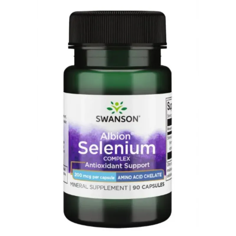 Swanson Chelated Selenium Complex 200 мкг, 90 капс.