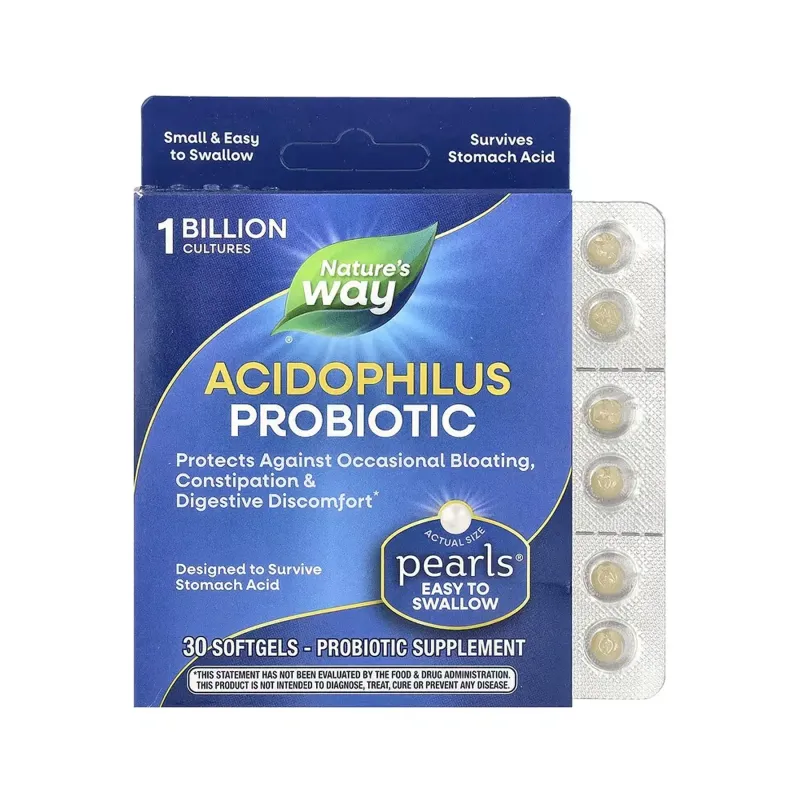 Nature's Way Acidophilus Probiotic, 30 гел. капс.