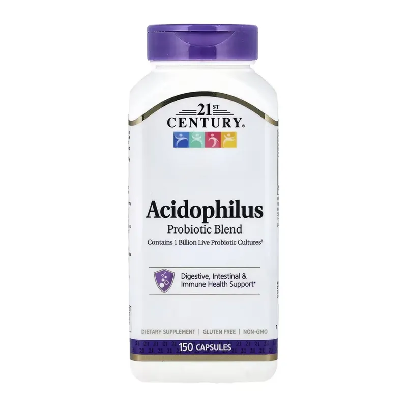 21st Century Acidophilus Probiotic Blend, 150 капс.