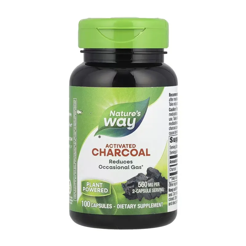 Nature's Way Activated Charcoal, 100 капс.