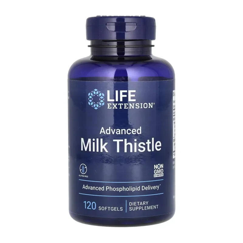 Life Extension Advanced Milk Thistle, 120 гел. капс.