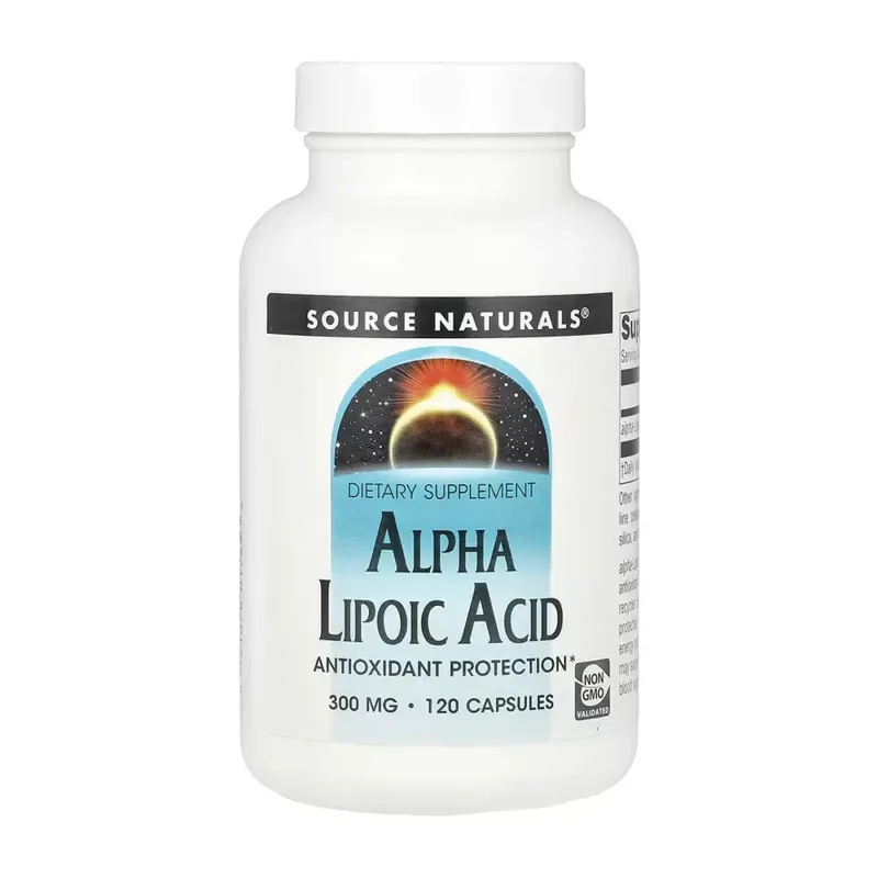 Source Naturals Alpha Lipoic Acid 300 мг, 120 капс.