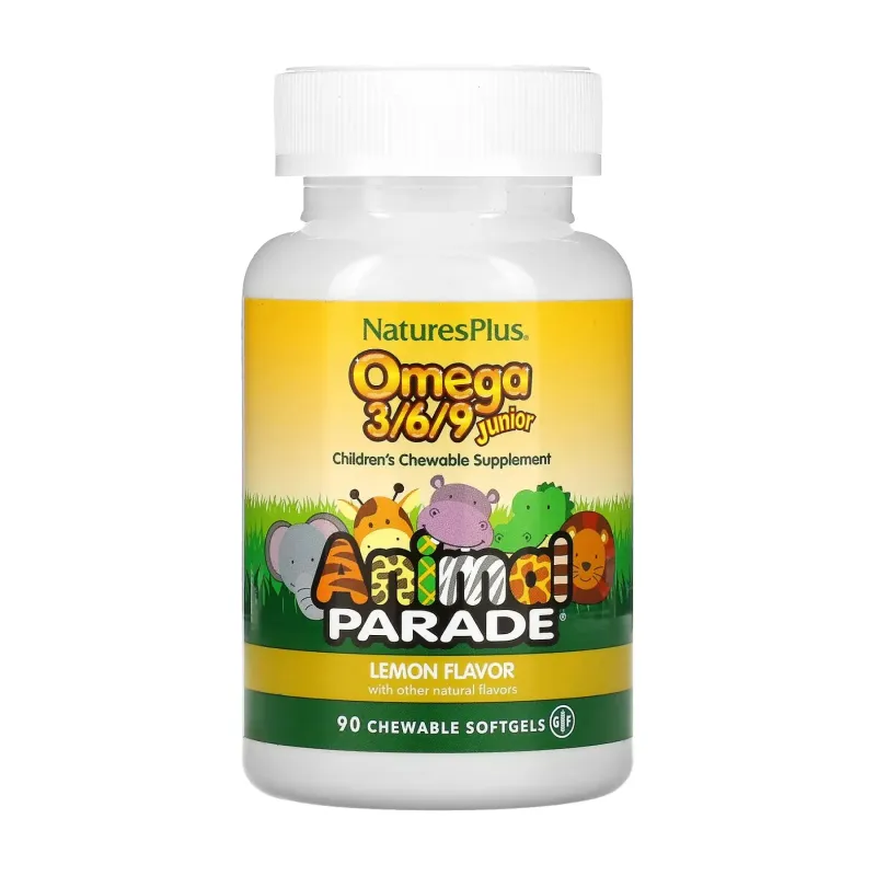 Nature's Plus Kids Omega 3 6 9, 90 гел. капс.