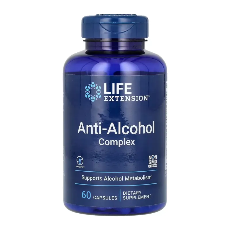Life Extension Anti-Alcohol, 60 капс.
