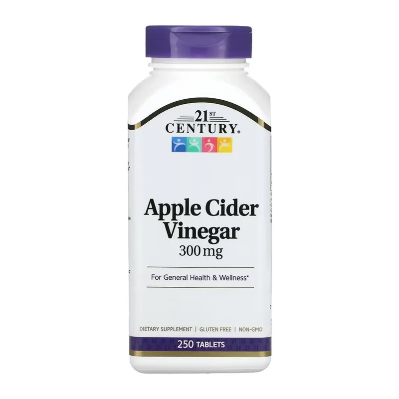 21st Century Apple Cider Vinegar 300 мг, 250 табл.