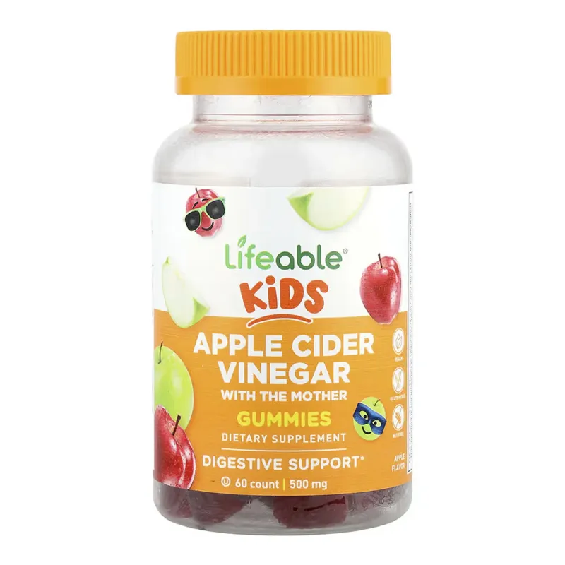 Lifeable Apple Cider Vinegar with the Mother Kids, 60 жув. цукерок