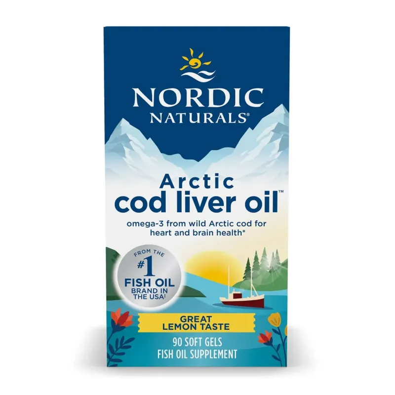Nordic Naturals Arctic Cod Liver Oil, 90 гел. капс.