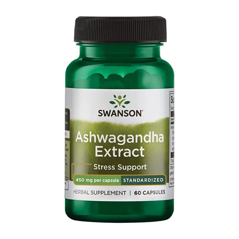 Swanson Ashwagandha Extract Standardized 450 мг, 60 капс.