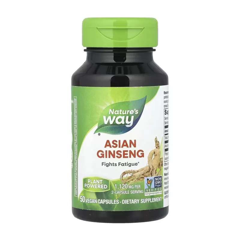 Nature's Way Asian Ginseng, 50 вег. капс.