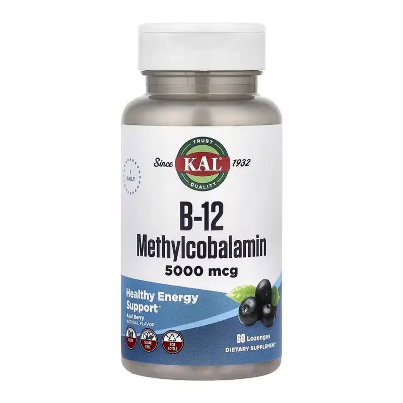 KAL B-12 Methylcobalamin 5000 мкг, 60 пастилок