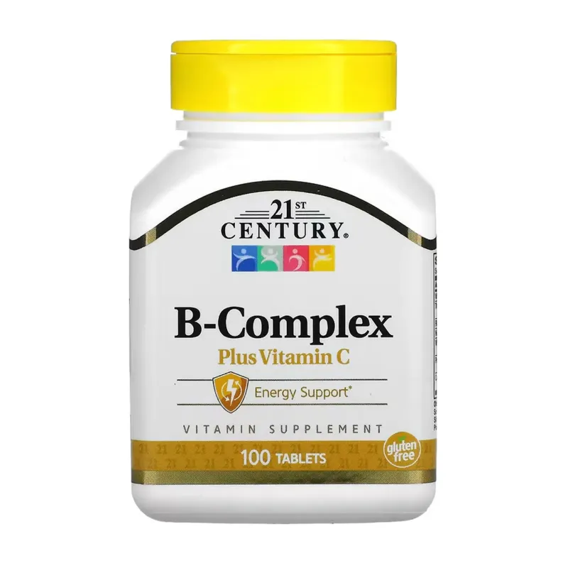 21st Century B Complex plus Vitamin C, 100 табл.