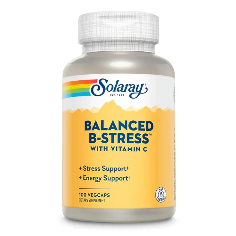 Solaray Balanced B Stress, 100 вег. капс.