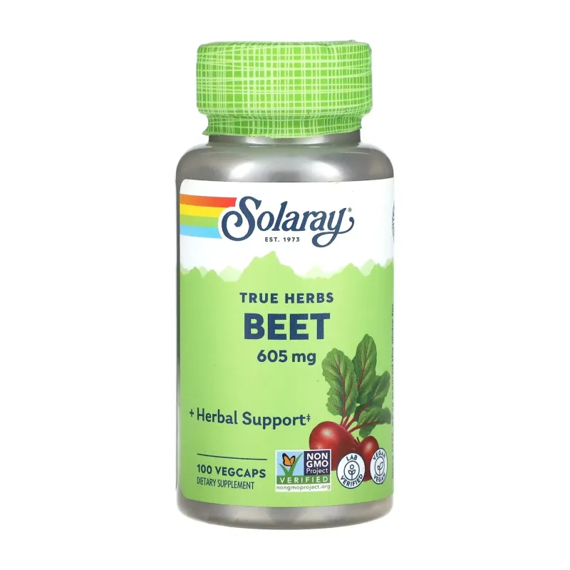 Solaray Beet Root 605 мг, 100 капс.