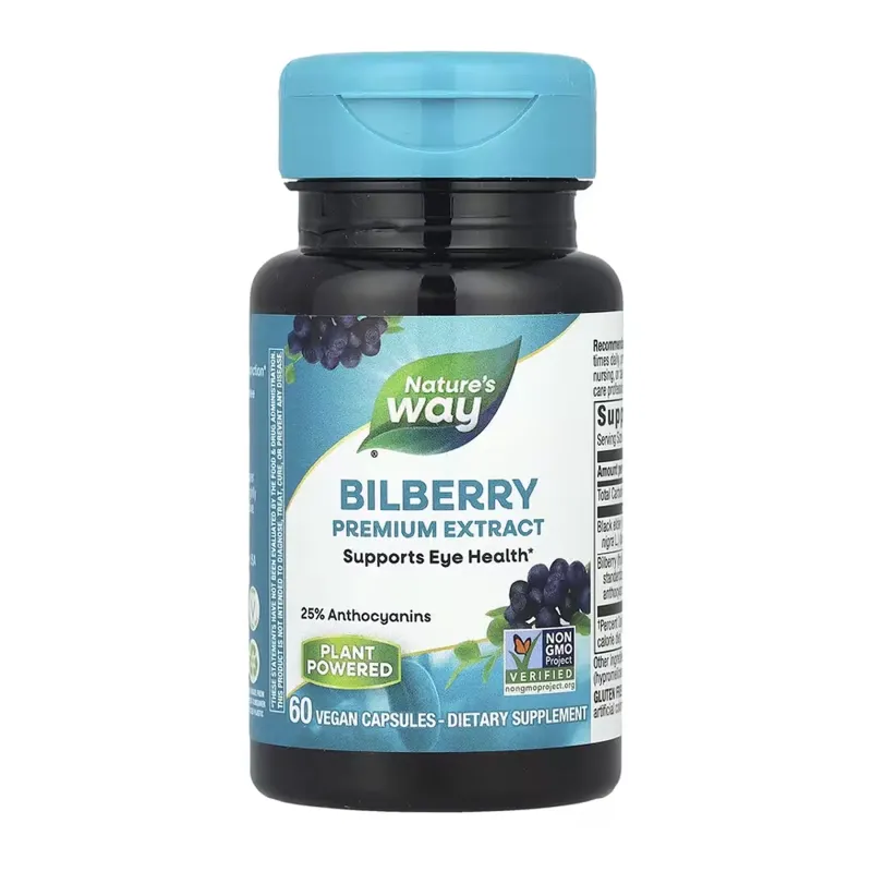 Nature's Way Bilberry, 60 вег. капс.
