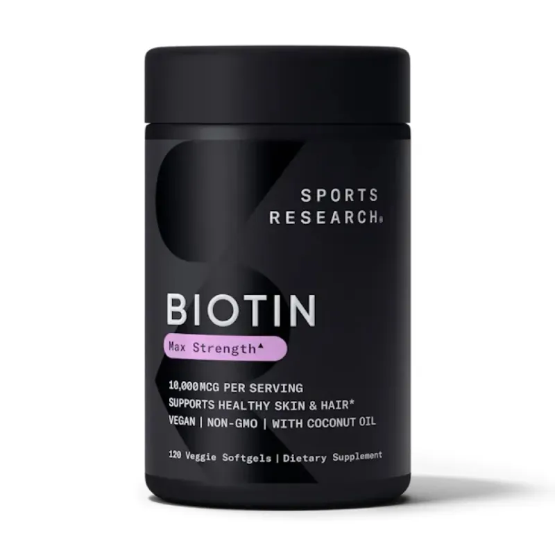 Sports Research Biotin 10000 мкг, 120 вег. гел. капс.