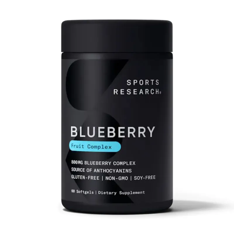 Sports Research Blueberry Concentrate 800 мг, 60 гел. капс.