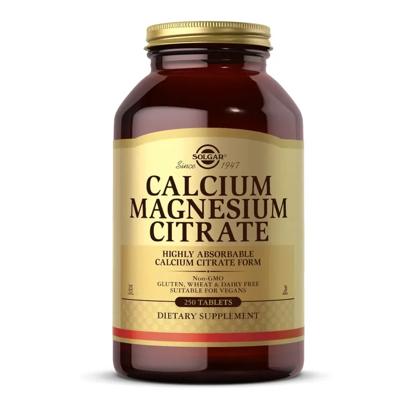 Solgar Calcium Magnesium Citrate, 250 табл.