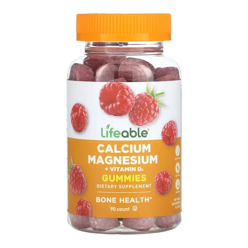 Lifeable Calcium Magnesium + Vitamin D Adult, 90 жув. цукерок