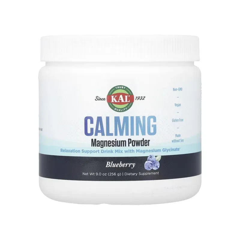 KAL CALMING Magnesium Powder, 256 г, Чорниця