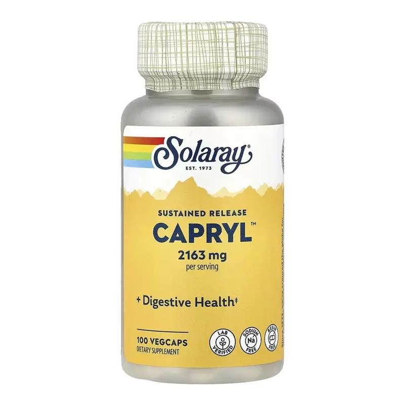 Solaray Capryl 2163 мг, 100 вег. капс.
