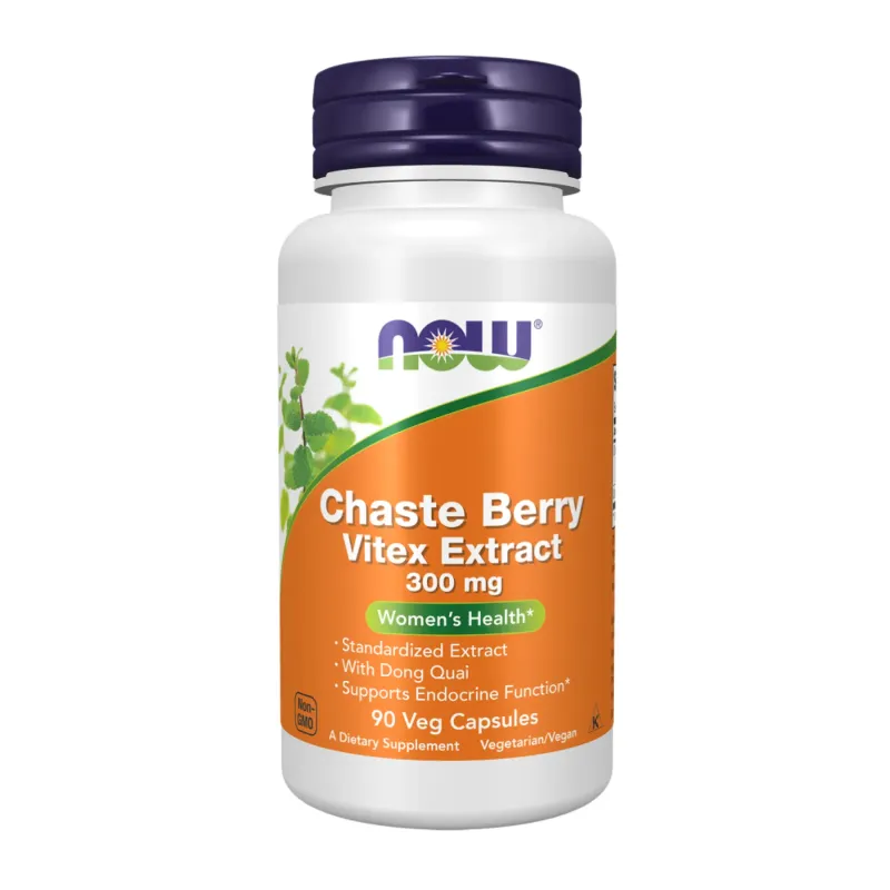NOW Foods Chaste Berry Vitex Extract 300 мг, 90 вег. капс.