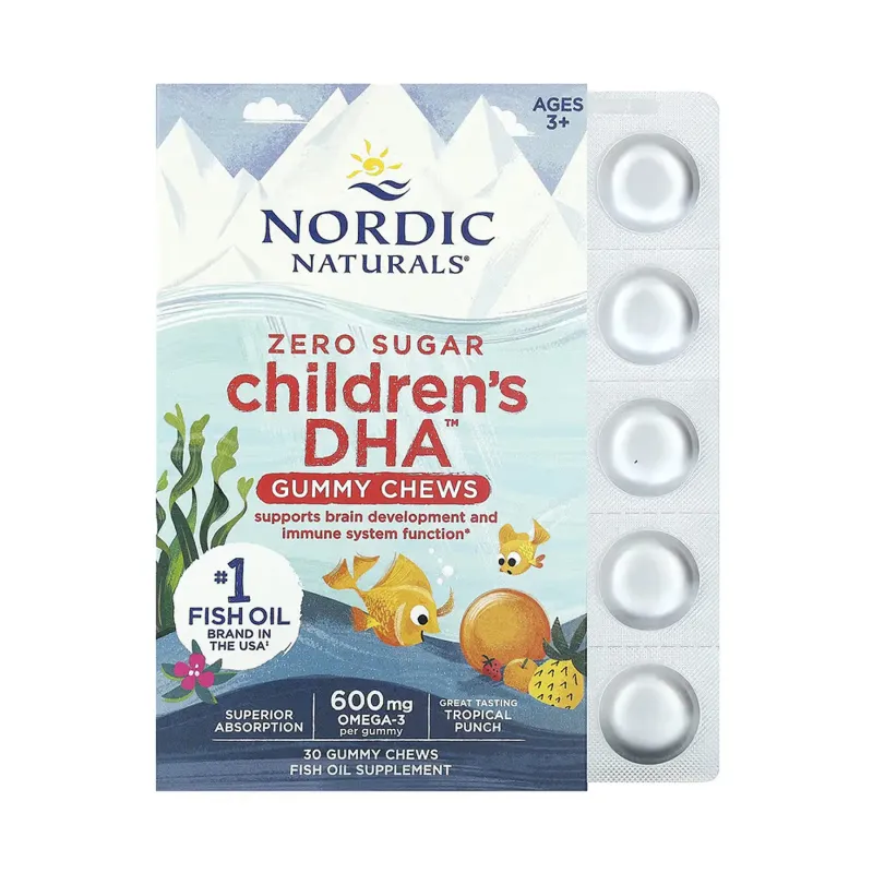 Nordic Naturals Children's DHA, 30 жув. цукерок