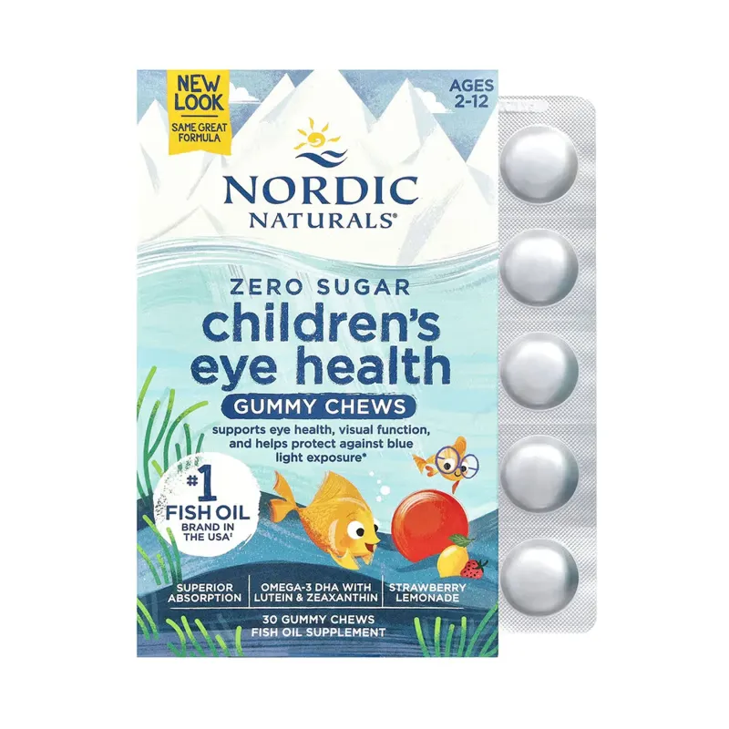Nordic Naturals Children's Eye Health, 30 жув. цукерок