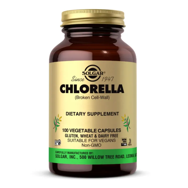 Solgar Chlorella, 100 вег. капс.