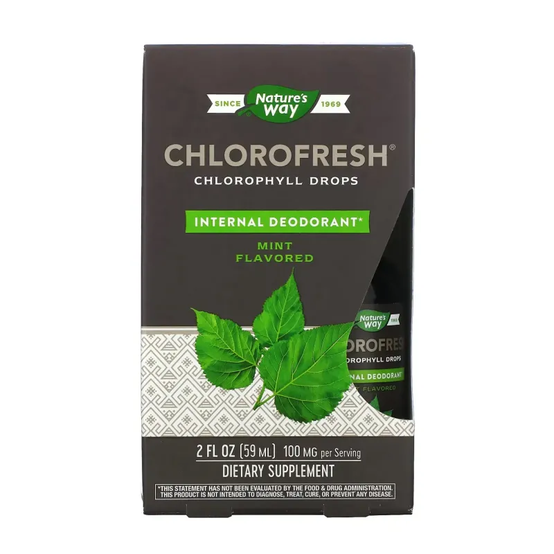 Nature's Way Chlorofresh® Mint 40X Liquid, 59 мл