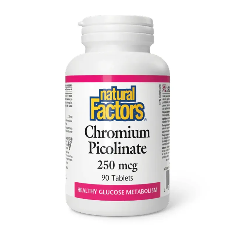 Natural Factors Chromium Picolinate 250 мкг, 90 табл.